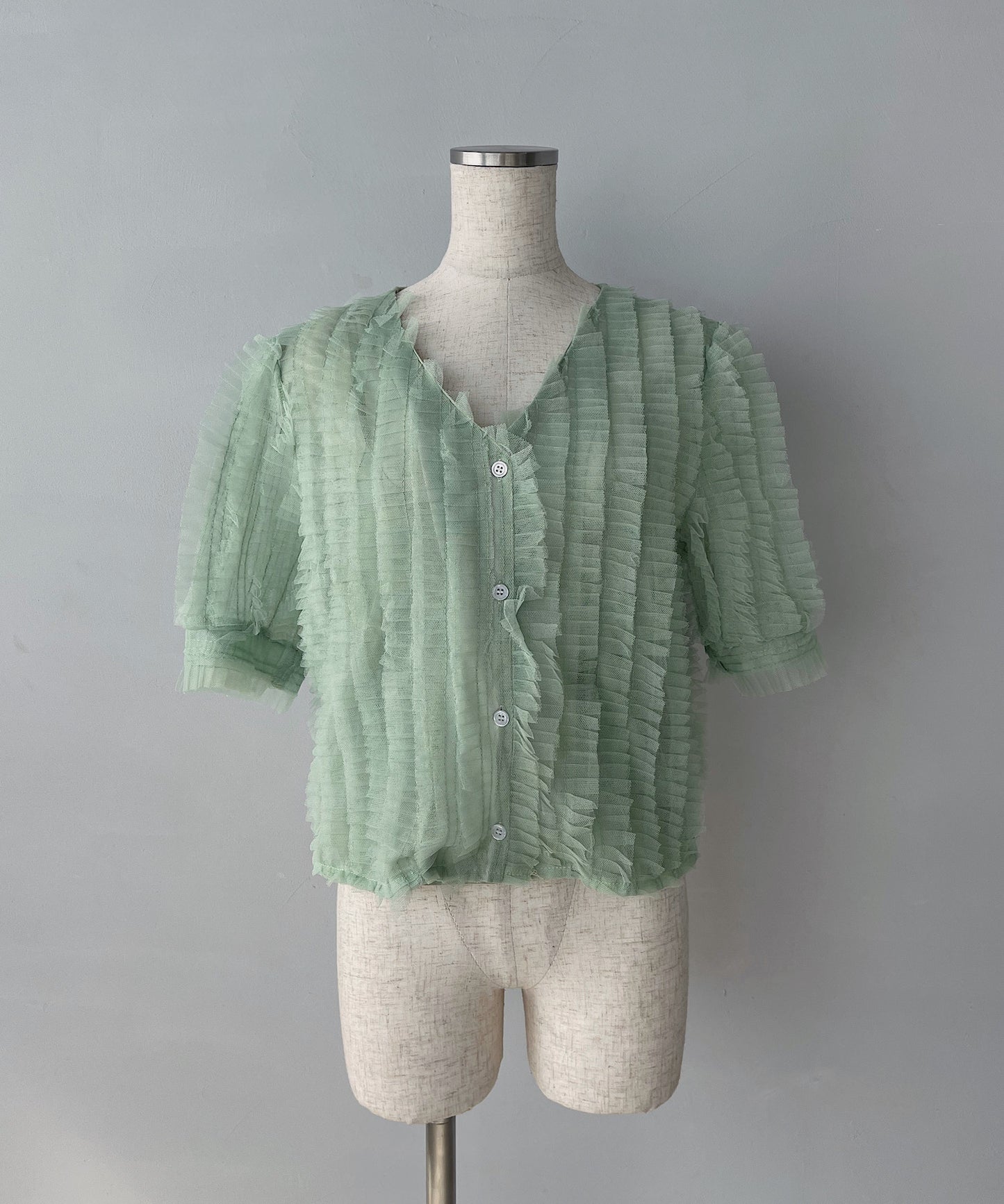 french chiffon blouse sew23a028