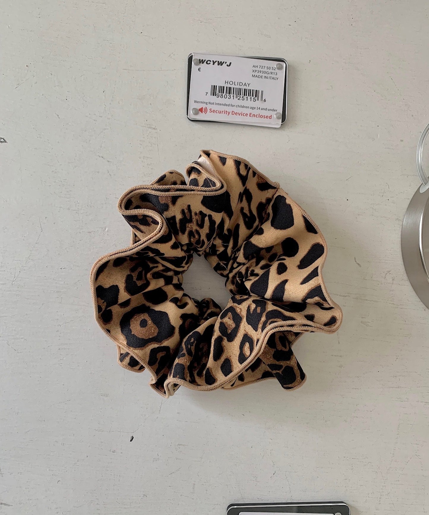 leopard scrunchie sanal24a001