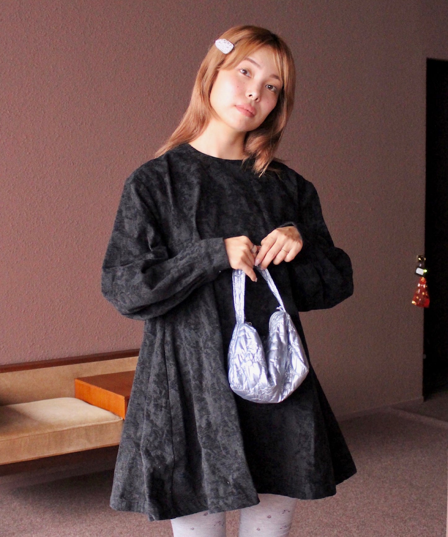 Së metallic pouch bag sana24a009