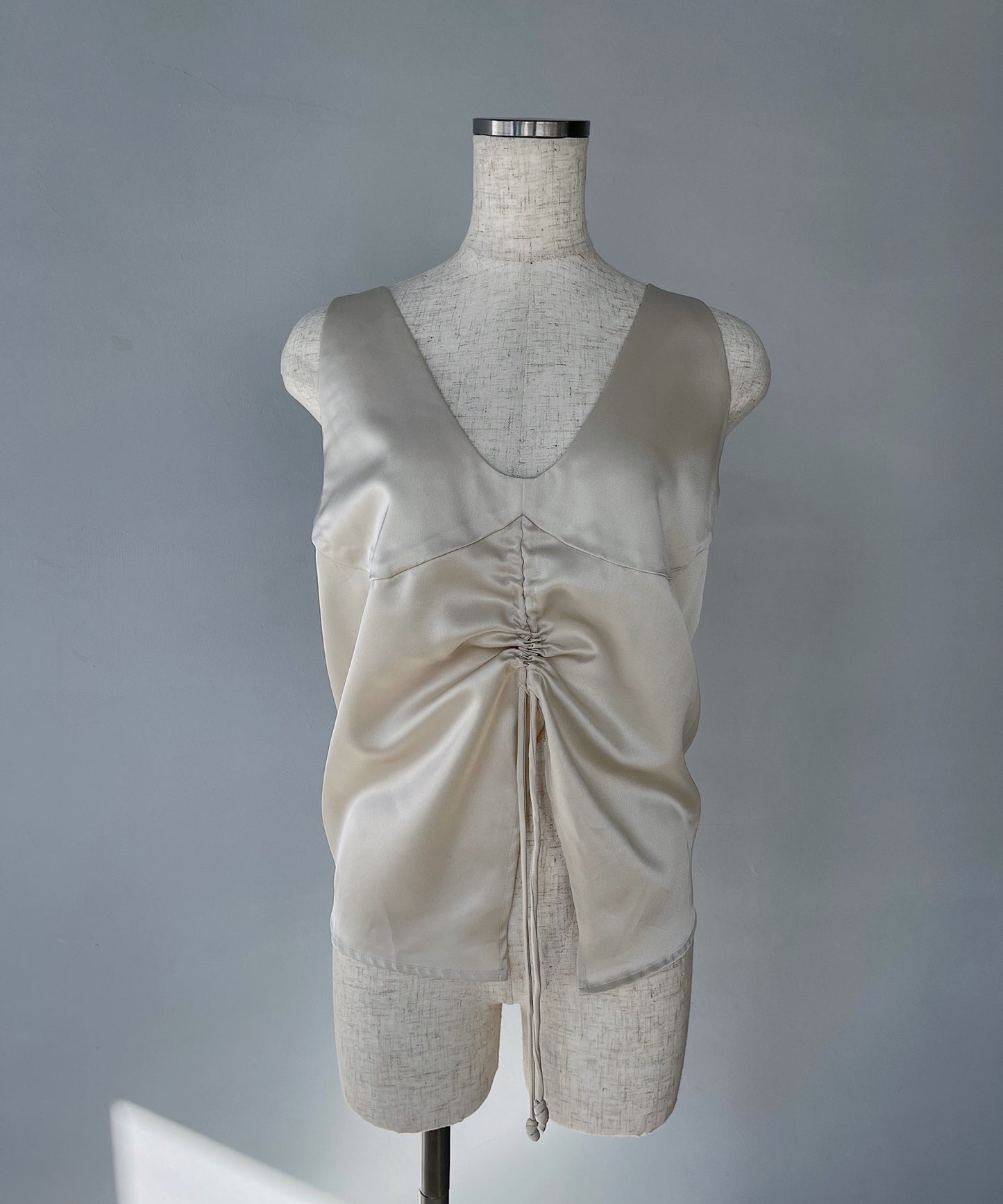 satin vest halter tops sew23s003