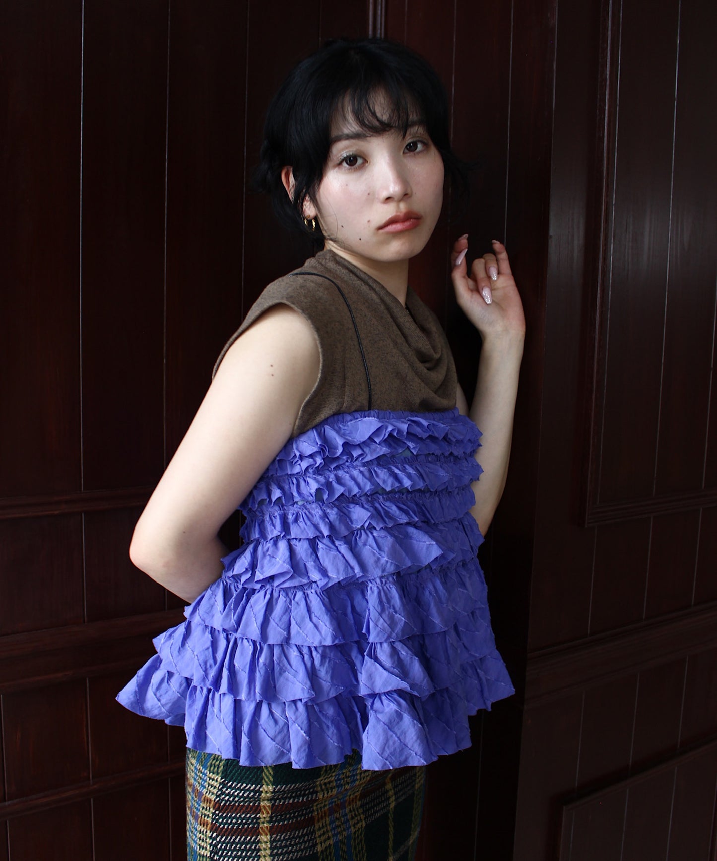 Së 2way tiered ruffle bustier　sanwt24s002