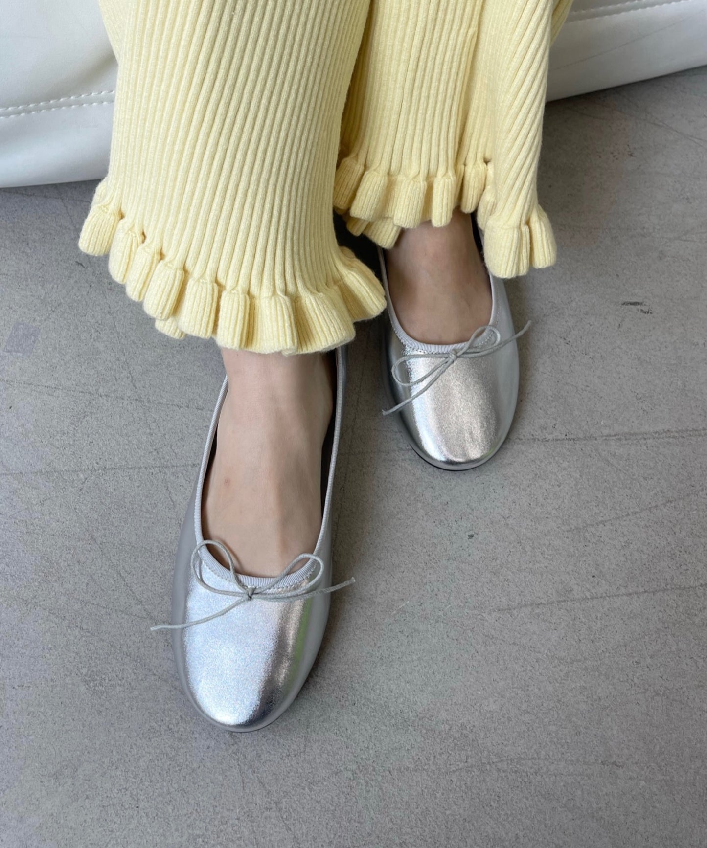 Sё original metallic ballet shoes　sans23a001