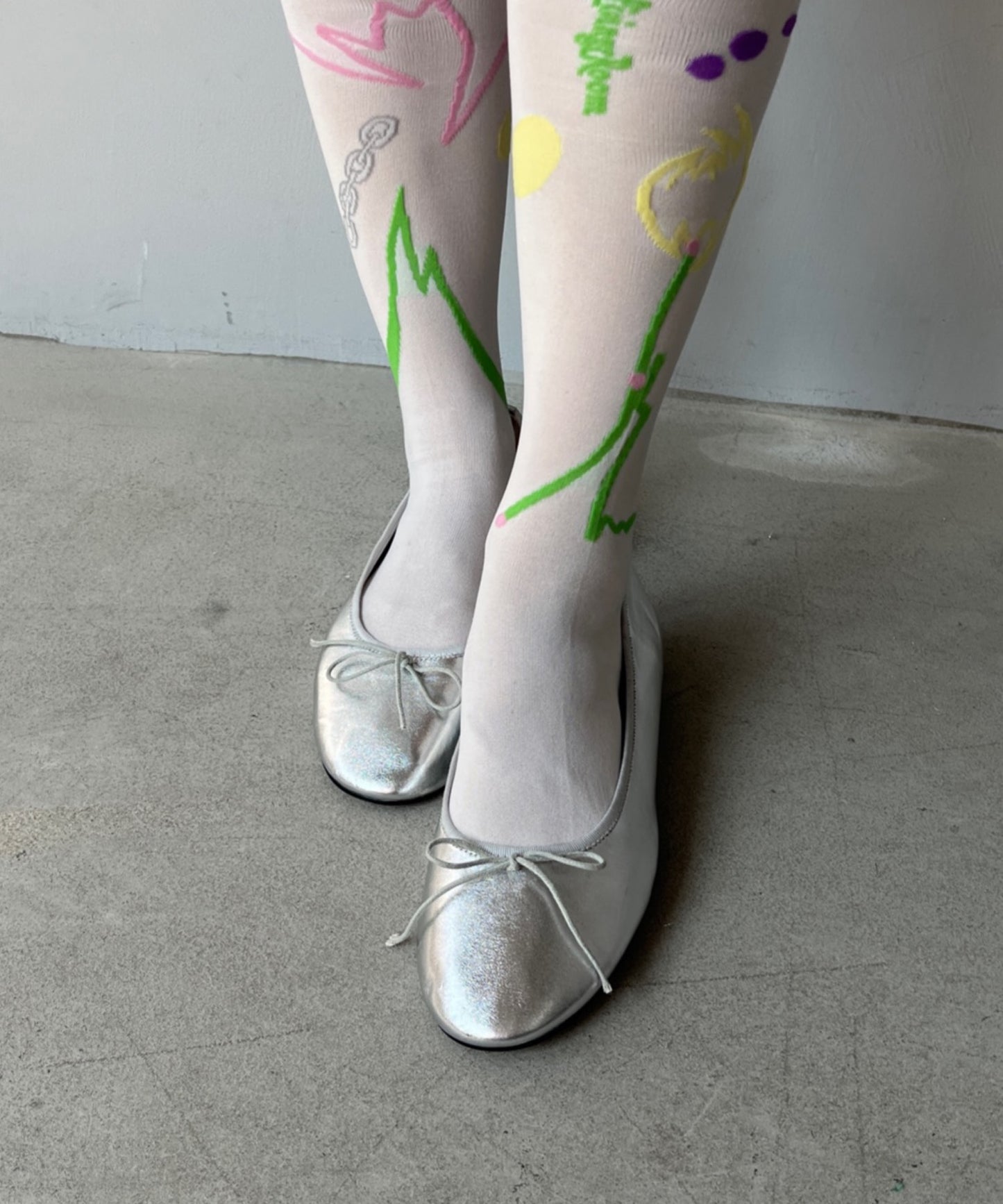 Sё original metallic ballet shoes　sans23a001