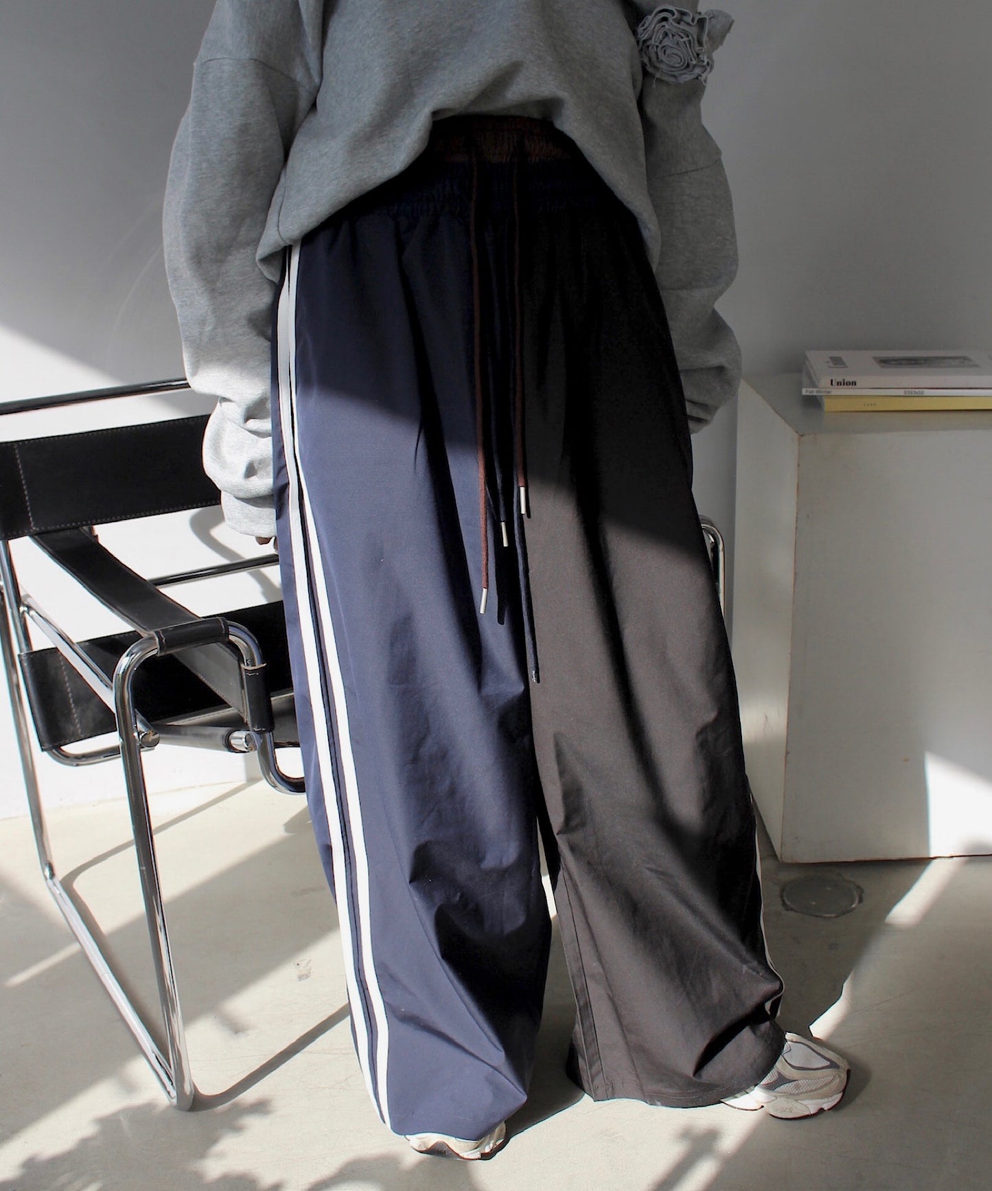 two tone sideline track pants　sanwl24a036