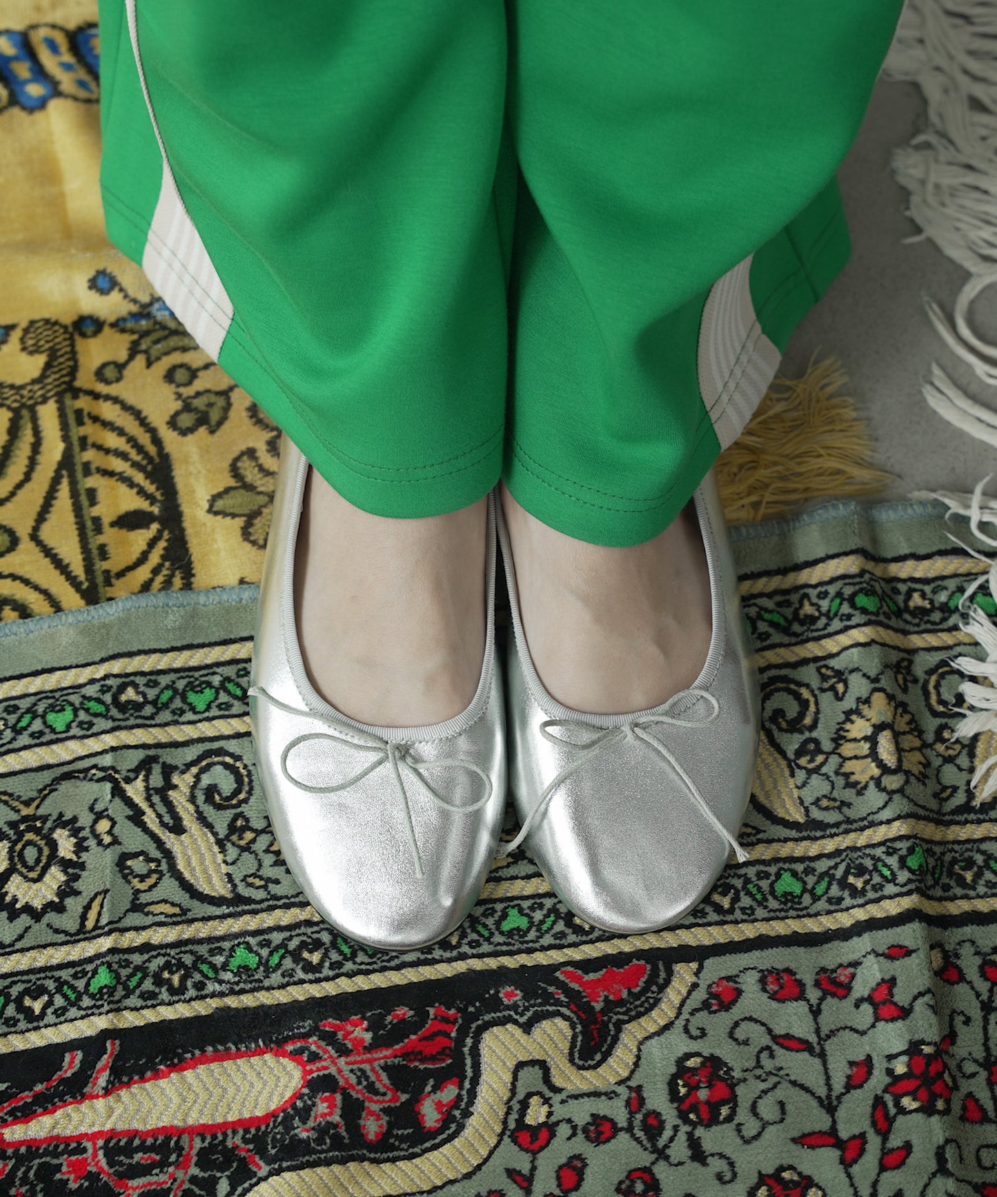 Sё original metallic ballet shoes　sans23a001