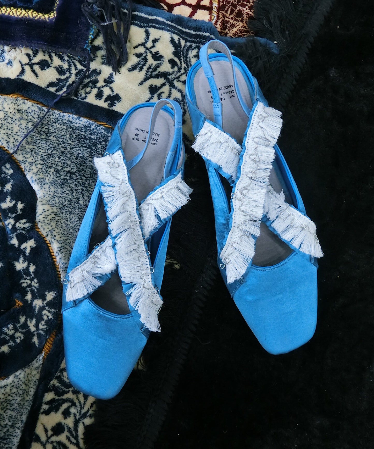 tassel cross ballet shoes　ses24s001